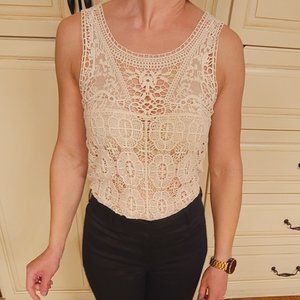 New Fashion Summer Sexy Lace Sleeveless Tops